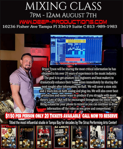 Audio Engineering Training Classes at Deep Productions